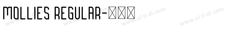 MOLLIES Regular字体转换